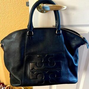 Tory Burch black leather Satchel - missing shoulder strap